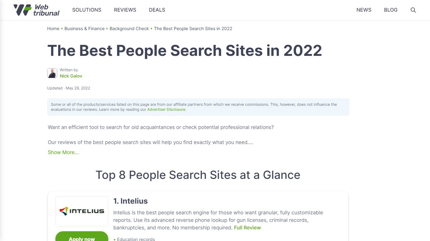 Best People Search Websites & Engines | Find Anyone in 2022 - WebTribunal